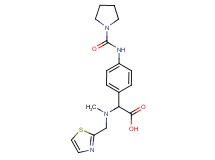 [methyl(1,3-thiazol-2-ylmethyl)amino]{4-[(pyrrolidin-1-ylcarbonyl)amino]phenyl}acetic acid