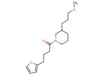 3-(3-methoxypropyl)-1-[4-(2-thienyl)butanoyl]piperidine