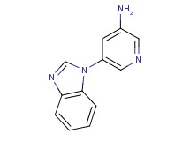 5-(1H-benzimidazol-1-yl)pyridin-3-amine