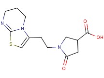 1-[2-(6,7-dihydro-5H-[1,3]thiazolo[3,2-a]pyrimidin-3-yl)ethyl]-5-oxopyrrolidine-3-carboxylic acid