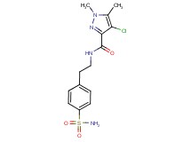 N-{2-[4-(aminosulfonyl)phenyl]ethyl}-4-chloro-1,5-dimethyl-1H-pyrazole-3-carboxamide