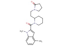 1-(2-{1-[(1,4-dimethyl-1H-indol-2-yl)carbonyl]-2-piperidinyl}ethyl)-2-pyrrolidinone