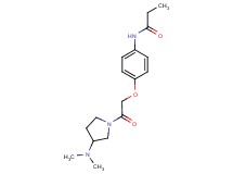 N-(4-{2-[3-(dimethylamino)pyrrolidin-1-yl]-2-oxoethoxy}phenyl)propanamide
