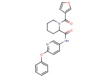 1-(3-furoyl)-N-(6-phenoxypyridin-3-yl)piperidine-2-carboxamide