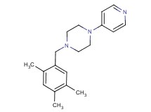 1-pyridin-4-yl-4-(2,4,5-trimethylbenzyl)piperazine