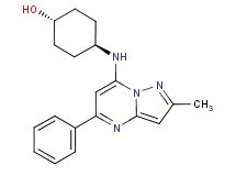 trans-4-[(2-methyl-5-phenylpyrazolo[1,5-a]pyrimidin-7-yl)amino]cyclohexanol