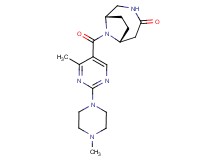 (1S*,6R*)-9-{[4-methyl-2-(4-methylpiperazin-1-yl)pyrimidin-5-yl]carbonyl}-3,9-diazabicyclo[4.2.1]nonan-4-one