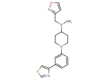 N-(isoxazol-3-ylmethyl)-N-methyl-1-[3-(1,3-thiazol-4-yl)phenyl]piperidin-4-amine
