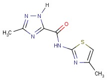 3-methyl-N-(4-methyl-1,3-thiazol-2-yl)-1H-1,2,4-triazole-5-carboxamide