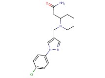 2-(1-{[1-(4-chlorophenyl)-1H-pyrazol-4-yl]methyl}piperidin-2-yl)acetamide