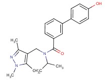 4'-hydroxy-N-isopropyl-N-[(1,3,5-trimethyl-1H-pyrazol-4-yl)methyl]biphenyl-3-carboxamide