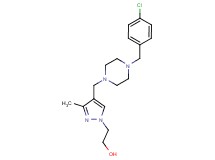 2-(4-{[4-(4-chlorobenzyl)-1-piperazinyl]methyl}-3-methyl-1H-pyrazol-1-yl)ethanol