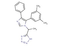 5-{1-[5-(3,5-dimethylphenyl)-4-phenyl-1H-imidazol-1-yl]ethyl}-1H-tetrazole