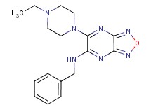 N-benzyl-6-(4-ethyl-1-piperazinyl)[1,2,5]oxadiazolo[3,4-b]pyrazin-5-amine