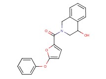 2-(5-phenoxy-2-furoyl)-1,2,3,4-tetrahydroisoquinolin-4-ol