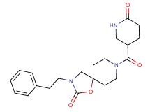8-[(6-oxopiperidin-3-yl)carbonyl]-3-(2-phenylethyl)-1-oxa-3,8-diazaspiro[4.5]decan-2-one