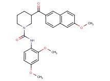 N-(2,4-dimethoxyphenyl)-3-(6-methoxy-2-naphthoyl)-1-piperidinecarboxamide