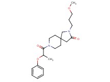 2-(3-methoxypropyl)-8-(2-phenoxypropanoyl)-2,8-diazaspiro[4.5]decan-3-one