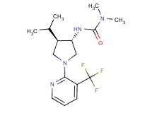 N'-{(3S*,4R*)-4-isopropyl-1-[3-(trifluoromethyl)pyridin-2-yl]pyrrolidin-3-yl}-N,N-dimethylurea