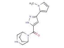 (1R*,5S*)-8-{[3-(1-methyl-1H-pyrrol-2-yl)-1H-pyrazol-5-yl]carbonyl}-3,8-diazabicyclo[3.2.1]octane