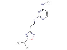 N~2~-[2-(5-isopropyl-1,2,4-oxadiazol-3-yl)ethyl]-N~4~-methylpyrimidine-2,4-diamine