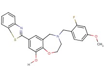 7-(1,3-benzothiazol-2-yl)-4-(2-fluoro-4-methoxybenzyl)-2,3,4,5-tetrahydro-1,4-benzoxazepin-9-ol