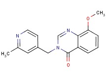 8-methoxy-3-[(2-methylpyridin-4-yl)methyl]quinazolin-4(3H)-one