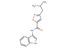 N-1H-indol-3-yl-3-isobutyl-5-isoxazolecarboxamide