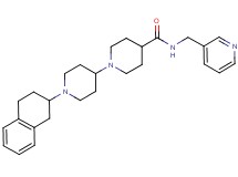 N-(3-pyridinylmethyl)-1'-(1,2,3,4-tetrahydro-2-naphthalenyl)-1,4'-bipiperidine-4-carboxamide