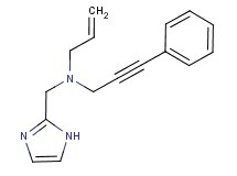 N-(1H-imidazol-2-ylmethyl)-N-(3-phenylprop-2-yn-1-yl)prop-2-en-1-amine