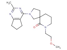 7-(2-methoxyethyl)-2-(2-methyl-6,7-dihydro-5H-cyclopenta[d]pyrimidin-4-yl)-2,7-diazaspiro[4.5]decan-6-one