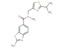 N-[(2-isopropyl-1,3-thiazol-4-yl)methyl]-N,2-dimethyl-1,3-benzothiazole-6-carboxamide