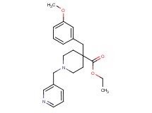 ethyl 4-(3-methoxybenzyl)-1-(3-pyridinylmethyl)-4-piperidinecarboxylate