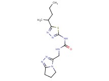 N-(6,7-dihydro-5H-pyrrolo[2,1-c][1,2,4]triazol-3-ylmethyl)-N'-[5-(1-methylbutyl)-1,3,4-thiadiazol-2-yl]urea