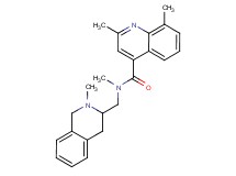 N,2,8-trimethyl-N-[(2-methyl-1,2,3,4-tetrahydro-3-isoquinolinyl)methyl]-4-quinolinecarboxamide