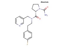 (2S)-N~2~-[2-(4-fluorophenyl)ethyl]-N~2~-(pyridin-3-ylmethyl)pyrrolidine-1,2-dicarboxamide