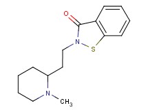2-[2-(1-methylpiperidin-2-yl)ethyl]-1,2-benzisothiazol-3(2H)-one