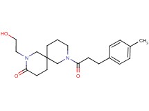 2-(2-hydroxyethyl)-8-[3-(4-methylphenyl)propanoyl]-2,8-diazaspiro[5.5]undecan-3-one