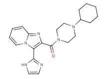 2-[(4-cyclohexylpiperazin-1-yl)carbonyl]-3-(1H-imidazol-2-yl)imidazo[1,2-a]pyridine