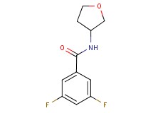 3,5-difluoro-N-(tetrahydrofuran-3-yl)benzamide
