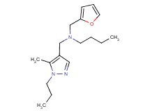 N-(2-furylmethyl)-N-[(5-methyl-1-propyl-1H-pyrazol-4-yl)methyl]butan-1-amine