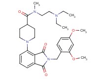 N-[2-(diethylamino)ethyl]-1-[2-(2,4-dimethoxybenzyl)-1,3-dioxo-2,3-dihydro-1H-isoindol-4-yl]-N-methyl-4-piperidinecarboxamide