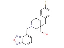 [1-(2,1,3-benzoxadiazol-4-ylmethyl)-3-(4-fluorobenzyl)-3-piperidinyl]methanol