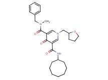 N-benzyl-N'-cyclooctyl-N-methyl-4-oxo-1-(tetrahydro-2-furanylmethyl)-1,4-dihydro-3,5-pyridinedicarboxamide