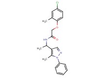 2-(4-chloro-2-methylphenoxy)-N-[1-(5-methyl-1-phenyl-1H-pyrazol-4-yl)ethyl]acetamide