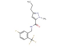 N-[5-fluoro-2-(trifluoromethyl)benzyl]-1-methyl-3-propyl-1H-pyrazole-5-carboxamide