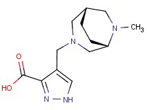 4-{[(1R*,5S*)-6-methyl-3,6-diazabicyclo[3.2.2]non-3-yl]methyl}-1H-pyrazole-3-carboxylic acid