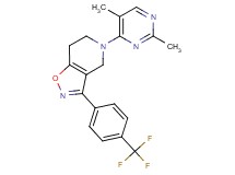5-(2,5-dimethylpyrimidin-4-yl)-3-[4-(trifluoromethyl)phenyl]-4,5,6,7-tetrahydroisoxazolo[4,5-c]pyridine