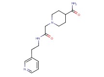 1-(2-oxo-2-{[2-(3-pyridinyl)ethyl]amino}ethyl)-4-piperidinecarboxamide