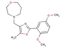 4-{[2-(2,5-dimethoxyphenyl)-5-methyl-1,3-oxazol-4-yl]methyl}-1,4-oxazepane